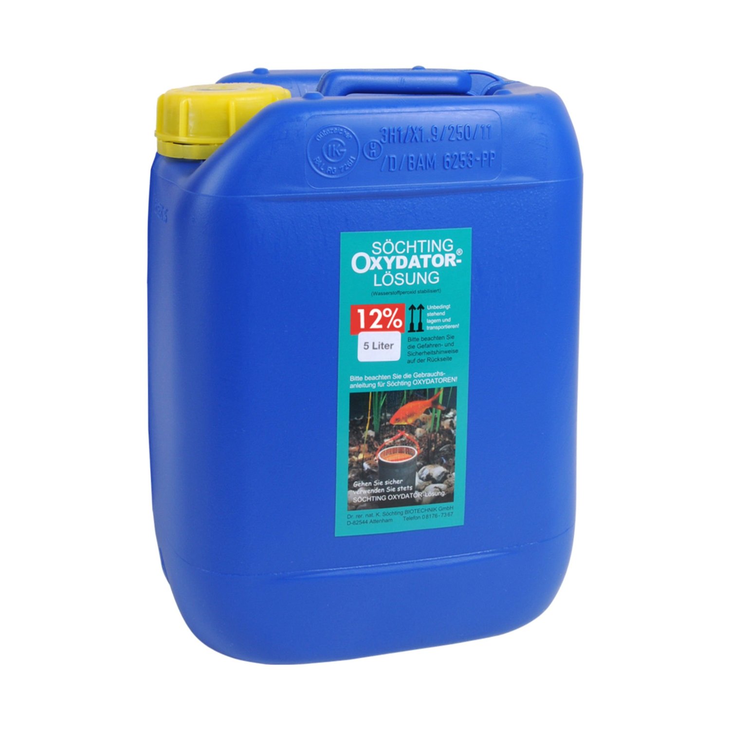 Gartenteich Braun GmbH OxydatorLösung 12 5 Liter für Qxidator W maxi